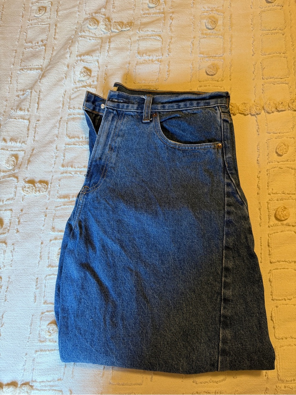 Dark Blue Denim Jeans